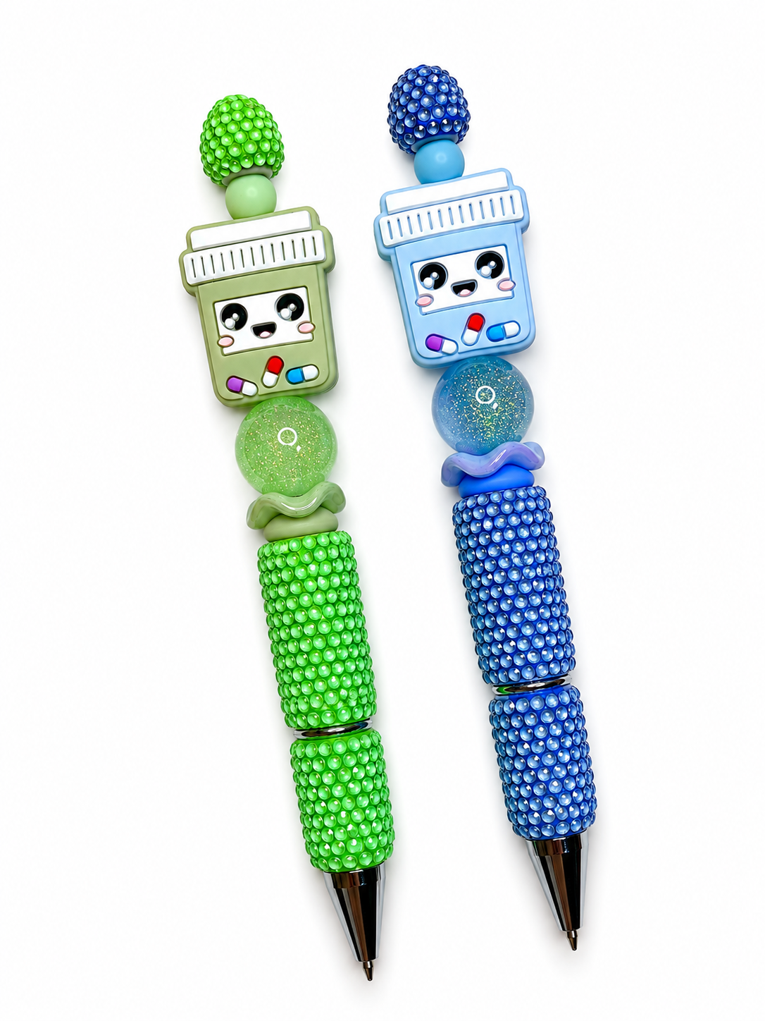 Happy Pills Beaded Pen