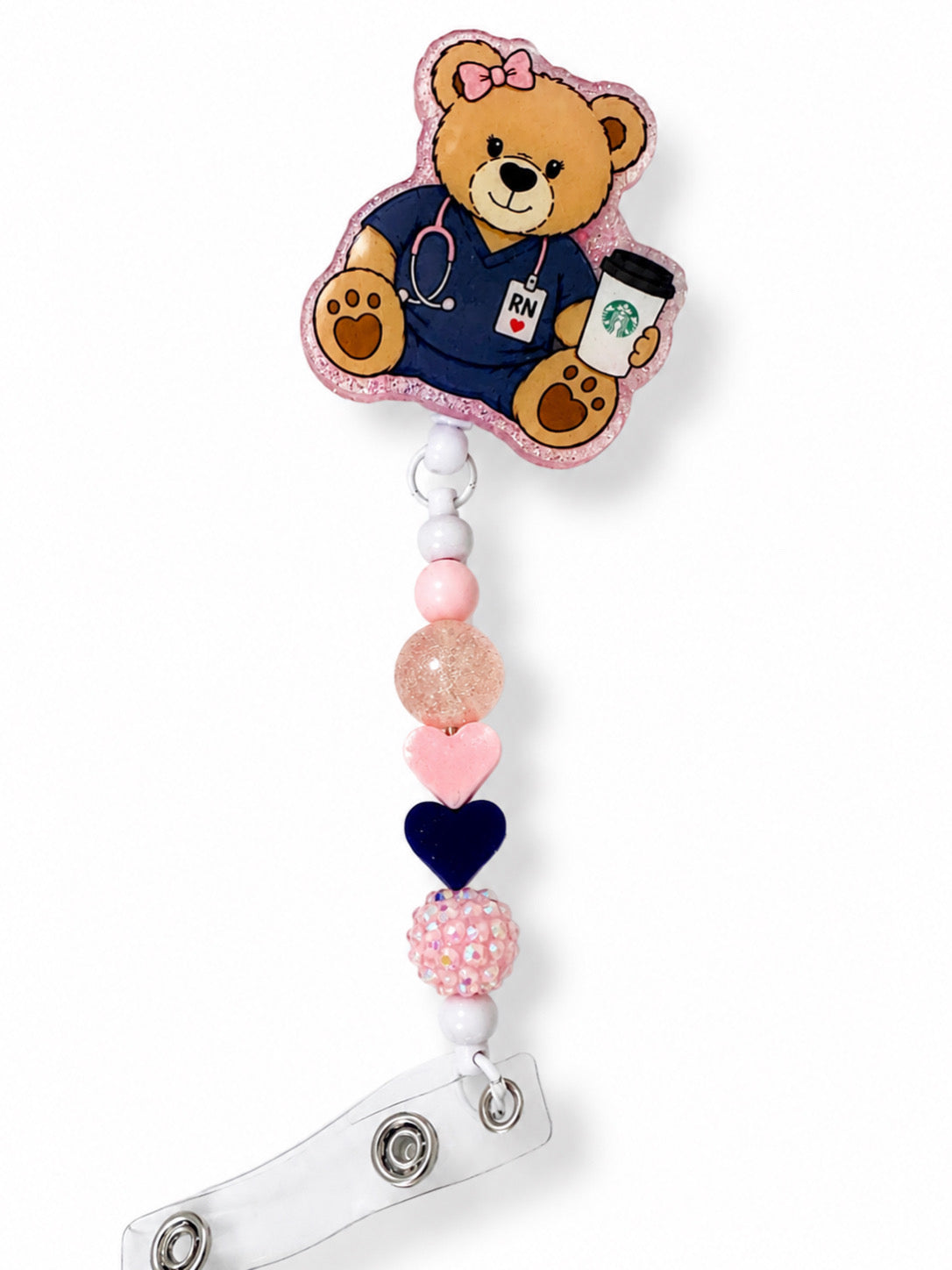 Bear RN Badge Reel
