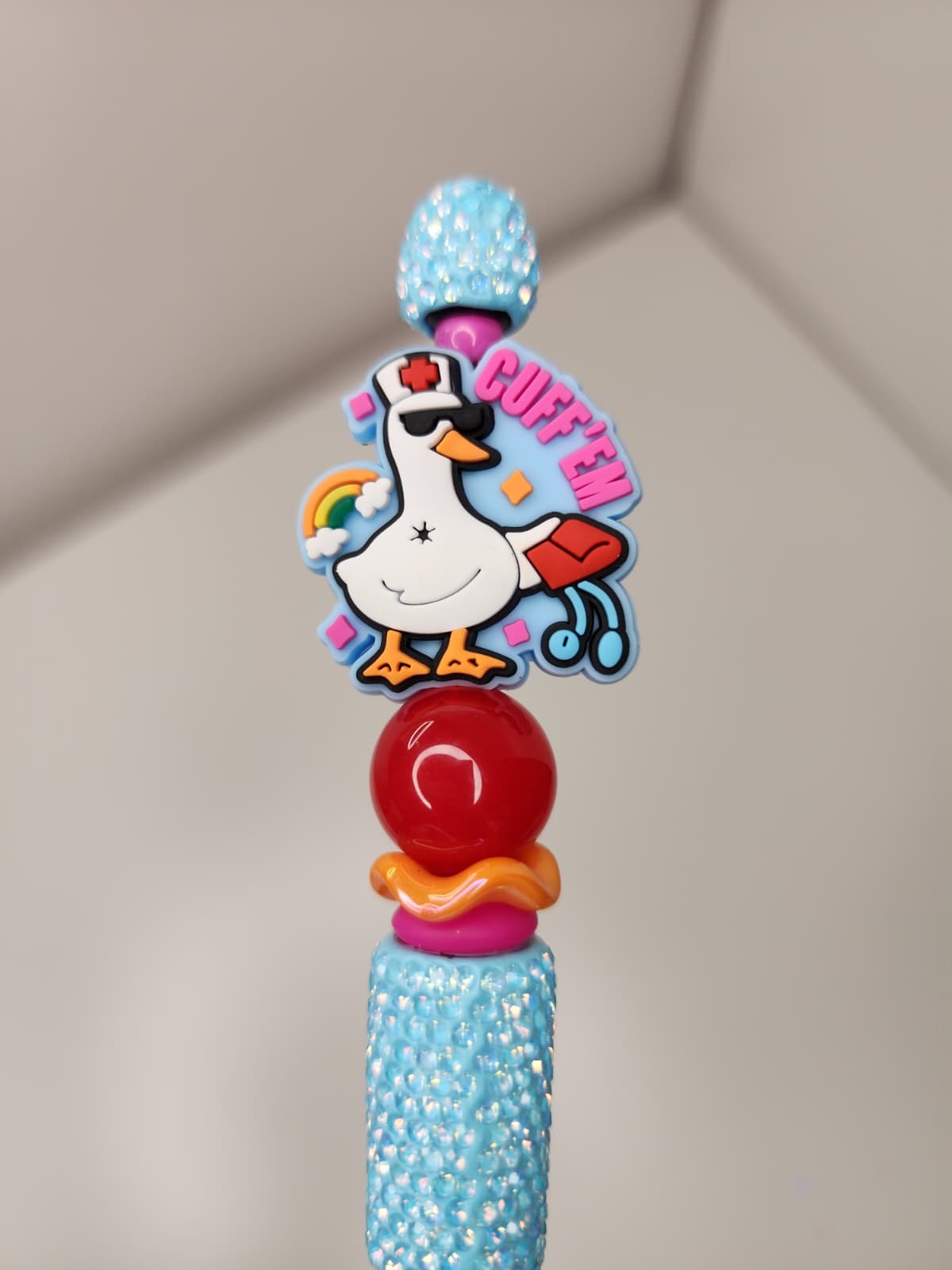 “Cuff ‘em” Beaded Pen