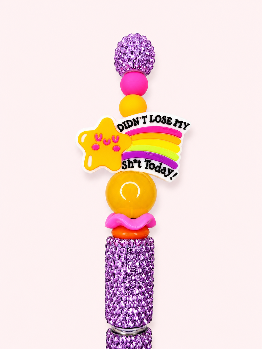 “Didn’t lose my sh*t today” Beaded pen