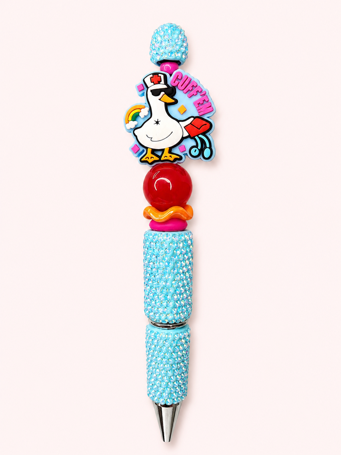 “Cuff ‘em” Beaded Pen